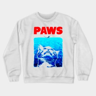 Paws Jaws Cat Crewneck Sweatshirt
